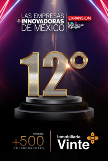 Vinte es reconocida como una de las empresas + innovadoras de México