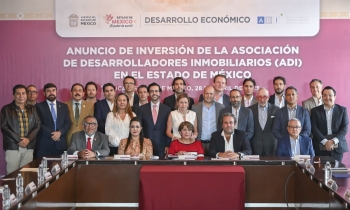 Anuncia Gobernadora Delfina Gómez Álvarez inversión histórica de 3 mil 700 mdd para vivienda y generación de más de 150 mil empleos en el Estado de México